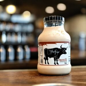Batido de proteínas de buey